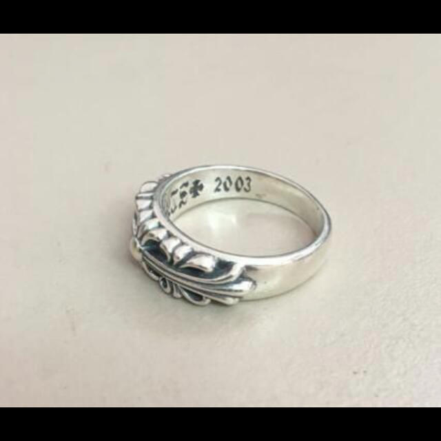 Chrome Hearts(クロムハーツ)のクロム　シルバー　ベイビー　クラシック　フローラル　クロス　リング　指輪 メンズのアクセサリー(リング(指輪))の商品写真