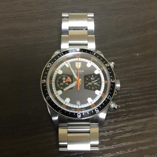 チュードル(Tudor)のほわほわ様専用。チューダー/チュードルヘリテージクロノ(70330N)グレー。(腕時計(アナログ))