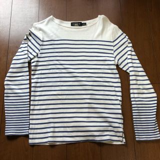 ダブルアールエル(RRL)の【美品】RRL ボーダーロンTシャツ(Tシャツ/カットソー(七分/長袖))