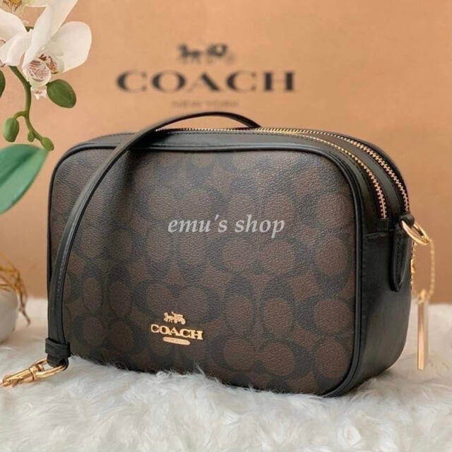 ★新品★ COACH コーチ ショルダーバッグ ブラウン ブラック