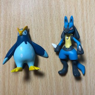 ヨシノヤ(吉野家)の【吉野家】ポケ盛り牛丼セット　ポケモンフィギュア（ポッタイシ＆ルカリオ）B(アニメ/ゲーム)