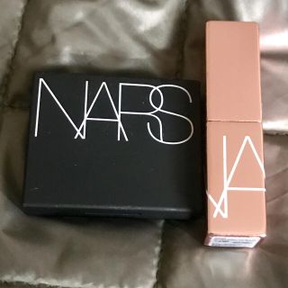 ナーズ(NARS)のNARSハイライティングブラッシュパウダー、アフターグローリップバーム(コフレ/メイクアップセット)