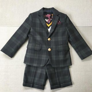 ユナイテッドアローズグリーンレーベルリラクシング(UNITED ARROWS green label relaxing)のグリーンレーベルリラクシング　115㎝　キッズスーツ　５点セット　(美品)(ドレス/フォーマル)