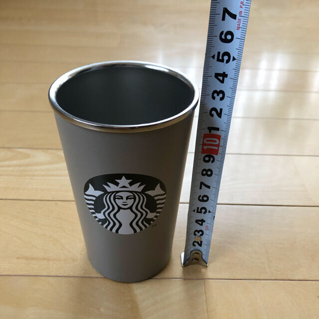 Starbucks Coffee(スターバックスコーヒー)のスタバ　ステンレスカップ　グレー　タンブラー インテリア/住まい/日用品のキッチン/食器(タンブラー)の商品写真