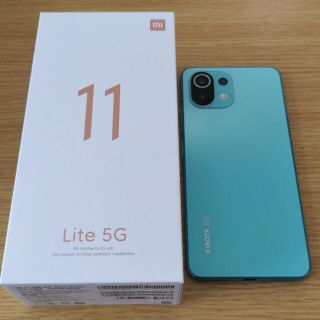 アンドロイド(ANDROID)のMi 11 Lite 5G ミントグリーン(スマートフォン本体)