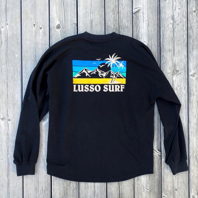 XLARGE(エクストララージ)のストリート系☆LUSSO SURF トロピカルロンT スウェット　Sサイズ☆ レディースのトップス(Tシャツ(長袖/七分))の商品写真