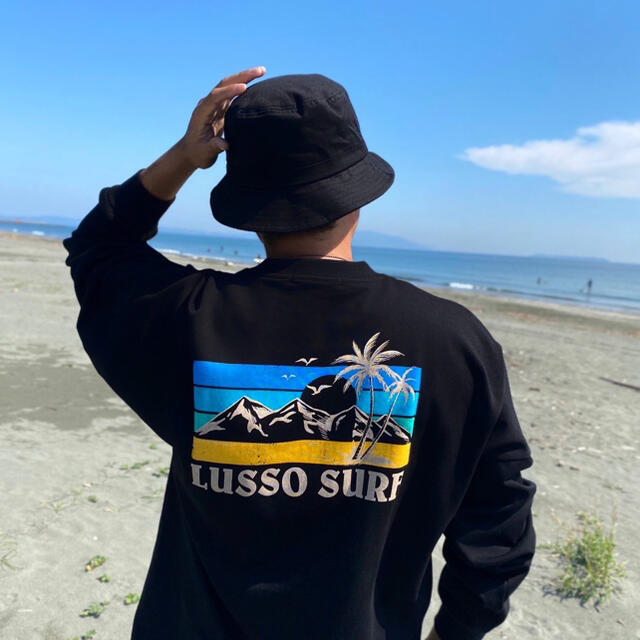 XLARGE(エクストララージ)のストリート系☆LUSSO SURF トロピカルロンT スウェット　Sサイズ☆ レディースのトップス(Tシャツ(長袖/七分))の商品写真