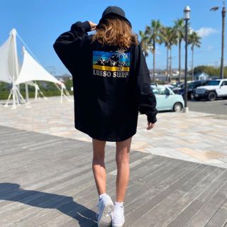 エクストララージ(XLARGE)のストリート系☆LUSSO SURF トロピカルロンT スウェット　Sサイズ☆(Tシャツ(長袖/七分))