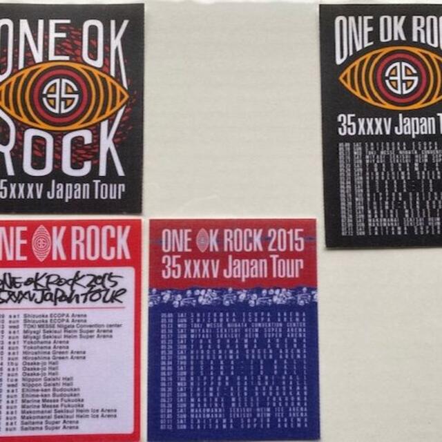 ONE OK ROCK CDSkyfall 新品未使用+15年ｽﾃｯｶｰ 4枚 5