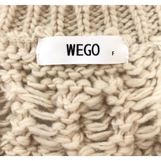 WEGO(ウィゴー)の❤WEGO ウィゴー❤ ニット カーディガン レデース ベージュ 秋 冬 ボレロ レディースのトップス(カーディガン)の商品写真