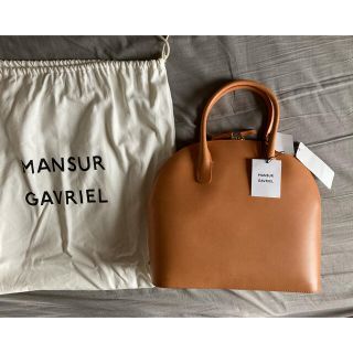 マンサーガブリエル(MANSUR GAVRIEL)のマンサーガブリエル　トップハンドルバッグ　キャメル　ピンク(ハンドバッグ)