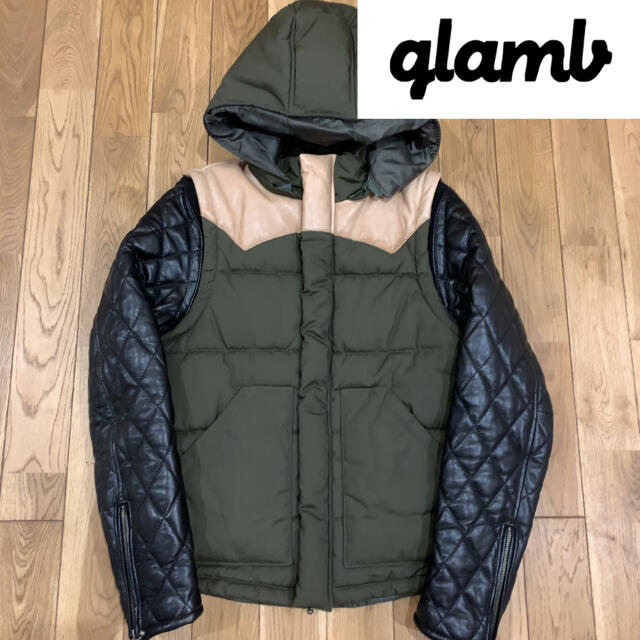 グラム glamb 3way 切り離し レザー 切替 中綿 ジャケット - ダウン ...