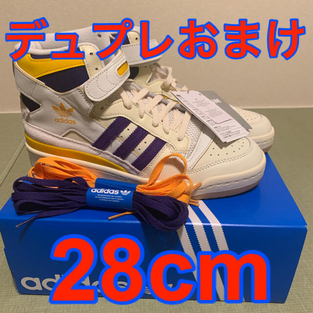 28cm ADIDAS FORUM 84 HIGH LAKERS フォーラム