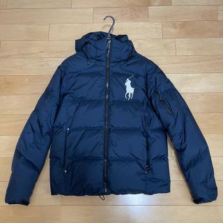 ポロラルフローレン(POLO RALPH LAUREN)のポロラルフローレン　ダウンジャケット　ビックポニーロゴ　XS ネイビー(ダウンジャケット)