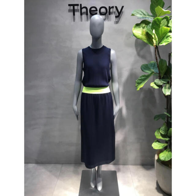 theory(セオリー)のTheory 19aw バイカラーワンピース レディースのワンピース(ロングワンピース/マキシワンピース)の商品写真