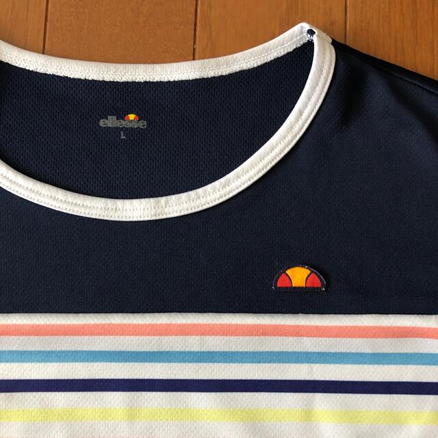 ellesse(エレッセ)のエレッセ  テニス　Tシャツ　サイズL スポーツ/アウトドアのテニス(ウェア)の商品写真