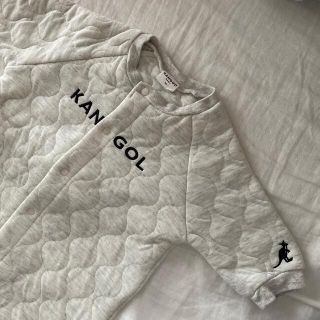 KANGOL キルティングロンパース　70(ロンパース)