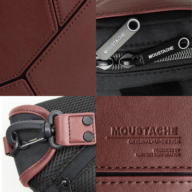 HARVEST LABEL(ハーヴェストレーベル)のボディバッグ ショルダーバッグ MOUSTACHE JIF 0570 メンズのバッグ(ボディーバッグ)の商品写真