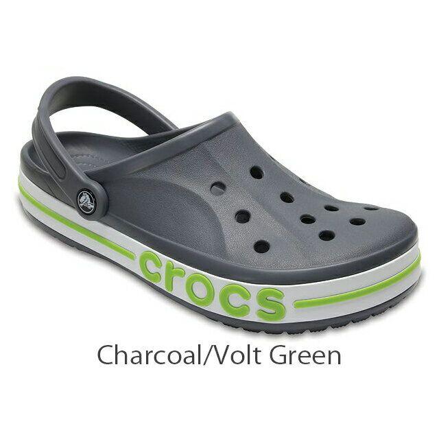 crocs(クロックス)の24cm クロックスBayaband Clog Charcoal/Volt 新品 レディースの靴/シューズ(サンダル)の商品写真