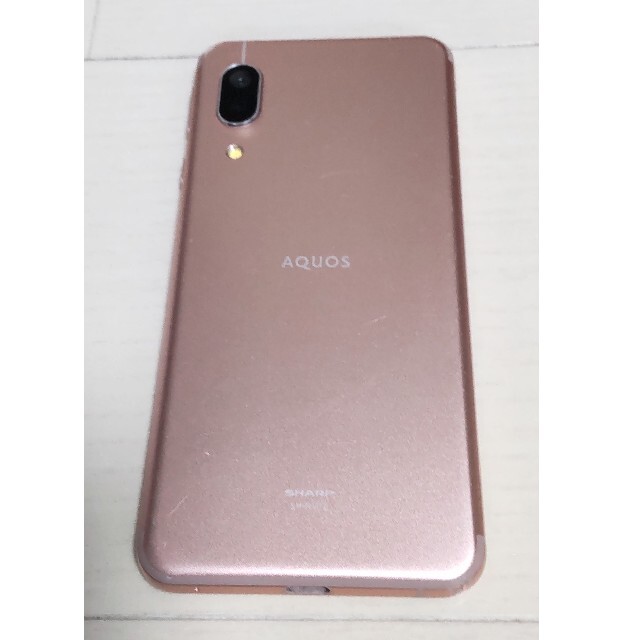 AQUOS(アクオス)の☆SHARP ☆　AQUOS sense3 lite ライトカッパー スマホ/家電/カメラのスマートフォン/携帯電話(スマートフォン本体)の商品写真