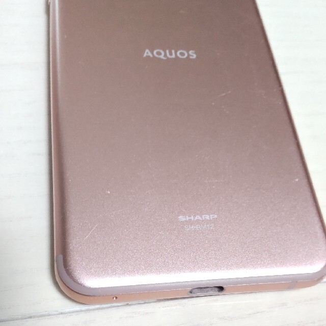 AQUOS(アクオス)の☆SHARP ☆　AQUOS sense3 lite ライトカッパー スマホ/家電/カメラのスマートフォン/携帯電話(スマートフォン本体)の商品写真