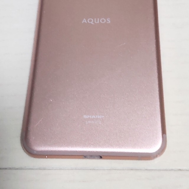 AQUOS(アクオス)の☆SHARP ☆　AQUOS sense3 lite ライトカッパー スマホ/家電/カメラのスマートフォン/携帯電話(スマートフォン本体)の商品写真