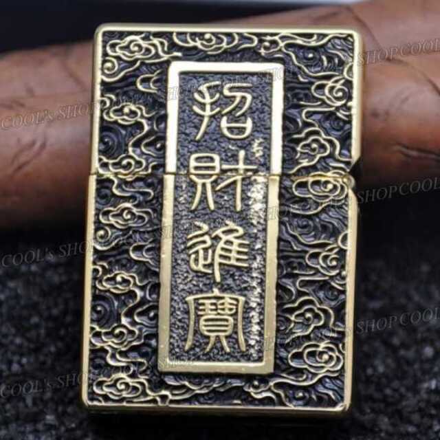 貔貅 フルメタルジャケット オイルライター ZORRO ヒキュウ zippo 金 1