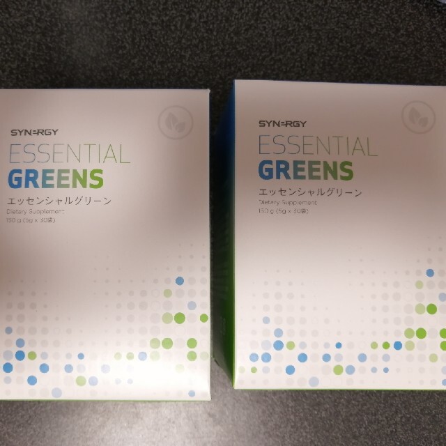 エッセンシャルグリーン2箱 食品/飲料/酒の健康食品(青汁/ケール加工食品)の商品写真