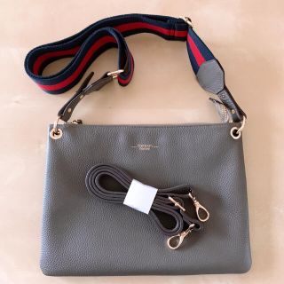 在庫特価】 ストライプベルト・レザー2wayショルダーバッグ MAGASEEK