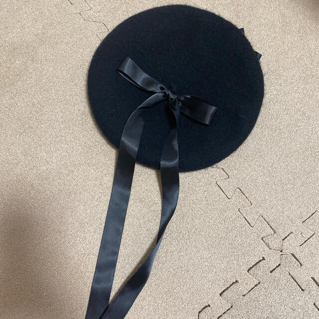 To Alice(トゥアリス)のmy様専用　ロリィタ　ベレー帽　黒 レディースの帽子(ハンチング/ベレー帽)の商品写真