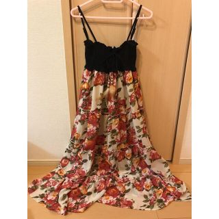 ユメテンボウ(夢展望)の【美品】夢展望　花柄ワンピース(ロングワンピース/マキシワンピース)