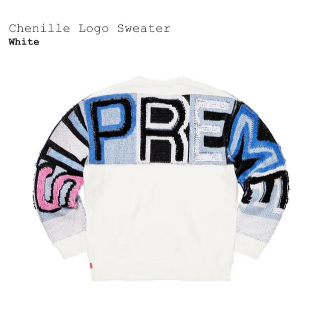 Supreme(シュプリーム)のSupreme Chenille Logo Sweater シュプリーム メンズのトップス(ニット/セーター)の商品写真