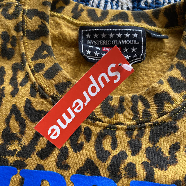 Supreme(シュプリーム)の新品　未使用　supreme   hysteric glamour M 豹柄 メンズのトップス(スウェット)の商品写真