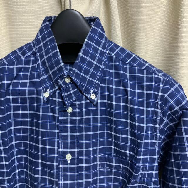 INDIVIDUALIZED SHIRTS(インディヴィジュアライズドシャツ)のインディビジュアライズドシャツ　サイズS 美品 メンズのトップス(シャツ)の商品写真