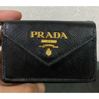 プラダ(PRADA)のPRADA プラダ1MH021 SAFFIANOミニ折り財布(財布)