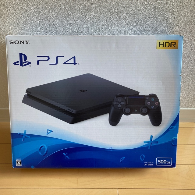 ゲームソフト/ゲーム機本体PS4 CUH-2200A B01 Jet Black 500GB