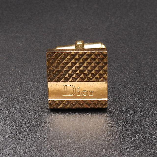 Dior(ディオール)の【正規品】 Dior ディオール カフス カフリンクス ゴールドカラー メンズ メンズのファッション小物(カフリンクス)の商品写真