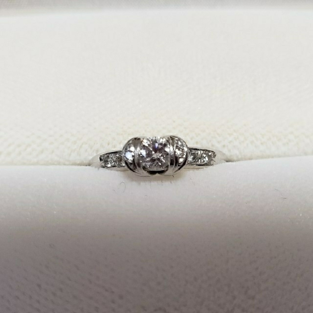 プラチナ ダイヤモンド リング Dカラー レディースのアクセサリー(リング(指輪))の商品写真