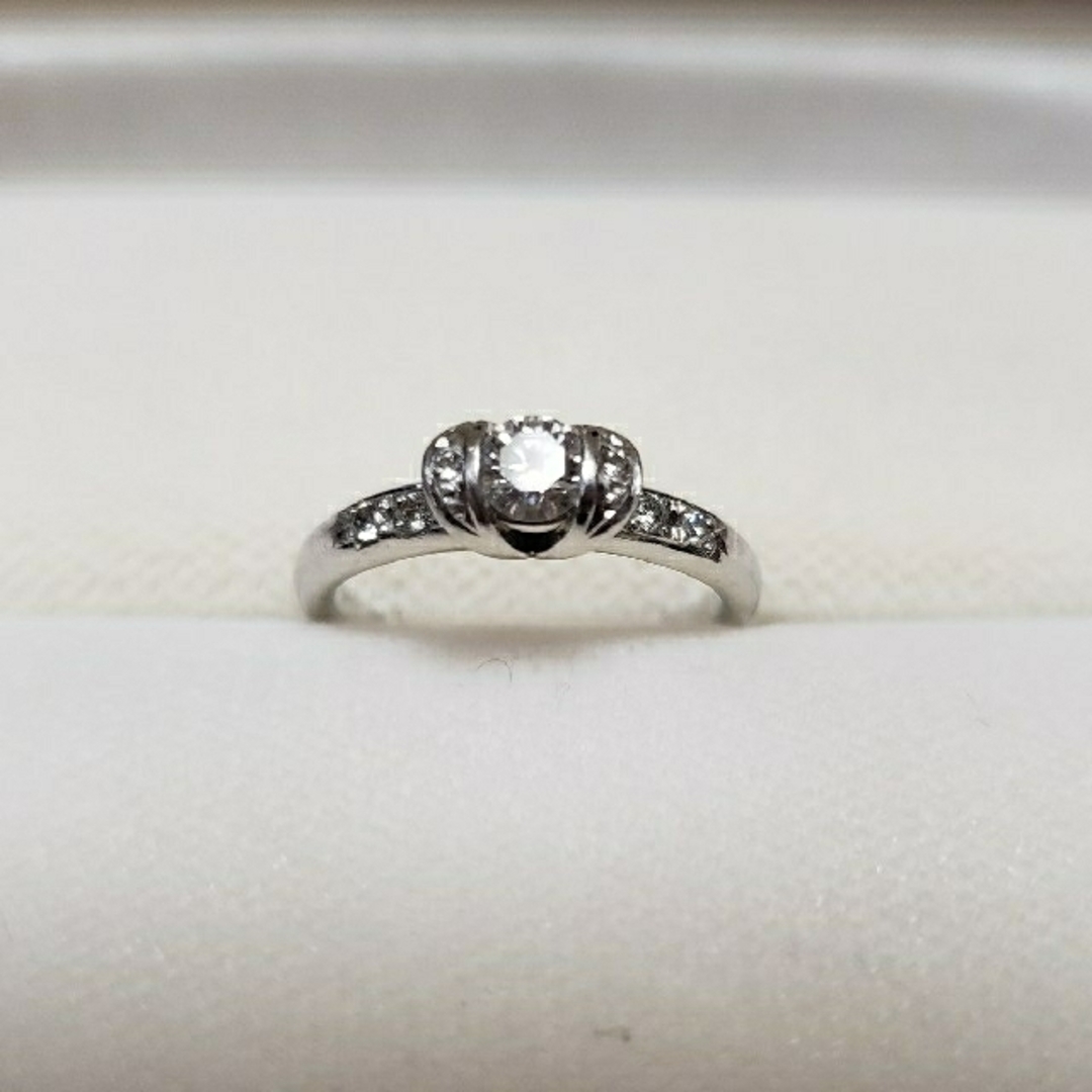 プラチナ ダイヤモンド リング Dカラー レディースのアクセサリー(リング(指輪))の商品写真