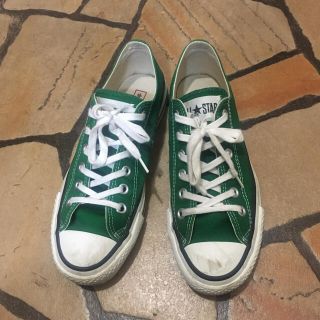 コンバース(CONVERSE)のconverse スニーカー グリーン 緑 日本製(スニーカー)