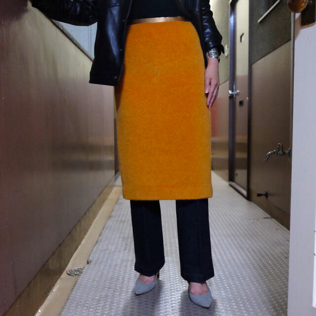 fumika uchida MOHAIR I LINE SKIRT 36レディース