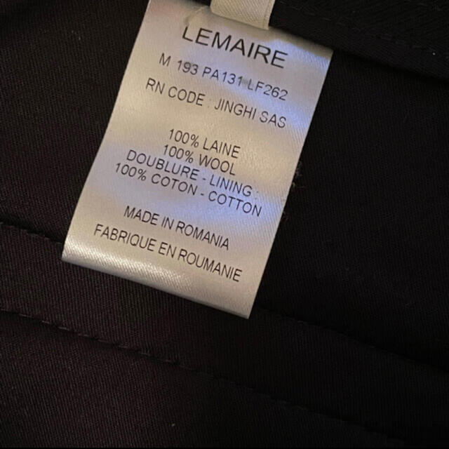 LEMAIRE(ルメール)のLemaire 19aw ワイドパンツ メンズのパンツ(スラックス)の商品写真