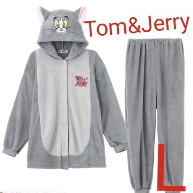 トムとジェリー着ぐるみセットアップ　トム　ふわもこなりきりルームウェア　パジャマ