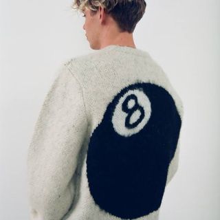 ステューシー(STUSSY)のStussy 8ball Sweater Sサイズ(ニット/セーター)