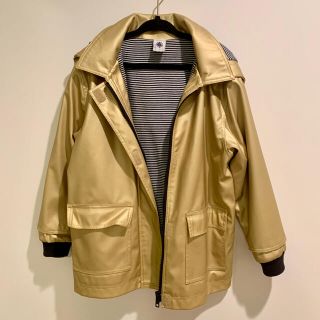 プチバトー(PETIT BATEAU)のプチバトー 4ans 104 ヨットパーカー ゴールドレインコート(ジャケット/上着)