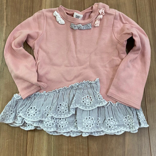 95cm カットソー トレーナー キッズ/ベビー/マタニティのキッズ服女の子用(90cm~)(Tシャツ/カットソー)の商品写真