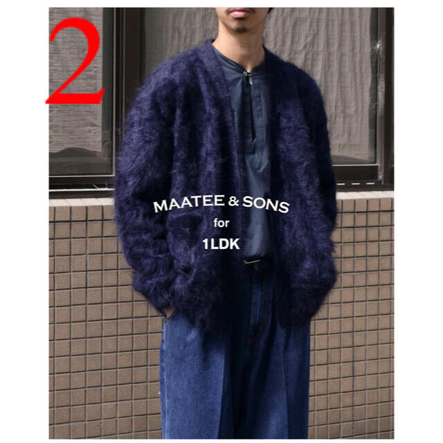 2 MAATEE&SONS  FUR CARDIGAN  1LDK カーディガントップス