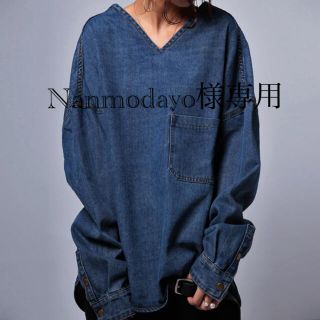 【完売品】アンティカ antiqua ワイド デニム ジャケット シャツ