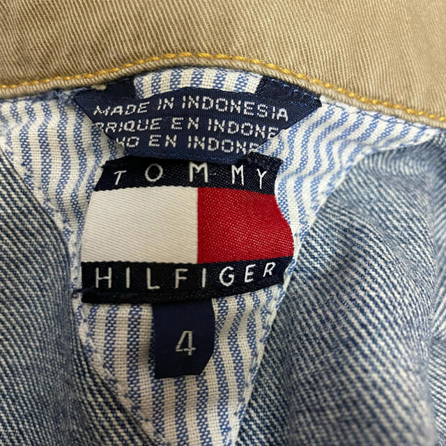 TOMMY HILFIGER(トミーヒルフィガー)の90's オールドトミー  デニム ジャケット   キッズ/ベビー/マタニティのキッズ服男の子用(90cm~)(ジャケット/上着)の商品写真