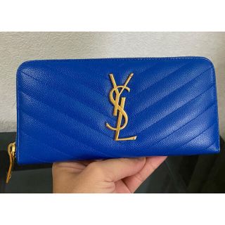 サンローラン(Saint Laurent)のSAINT LAURENT サンローラン358094 BOW01 1000長財布(財布)